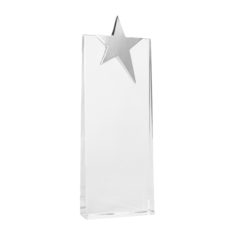 Trofeo Galvano de Cristal - MODELO "LEDE"