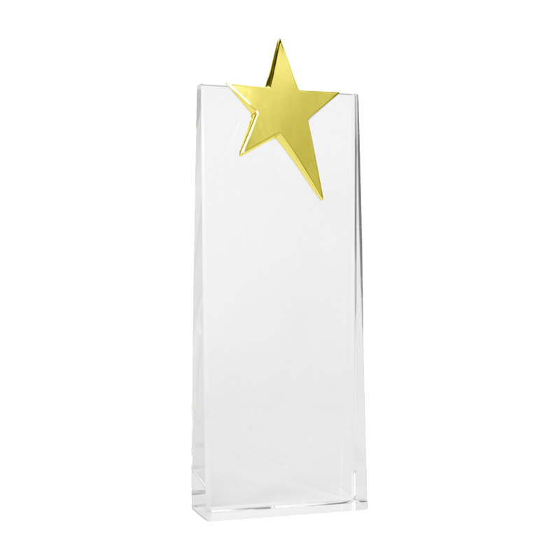 Trofeo Galvano de Cristal - MODELO "LEDE"