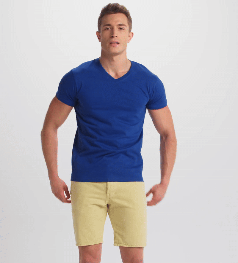 Polera Regular 155gr. - MODELO "V"