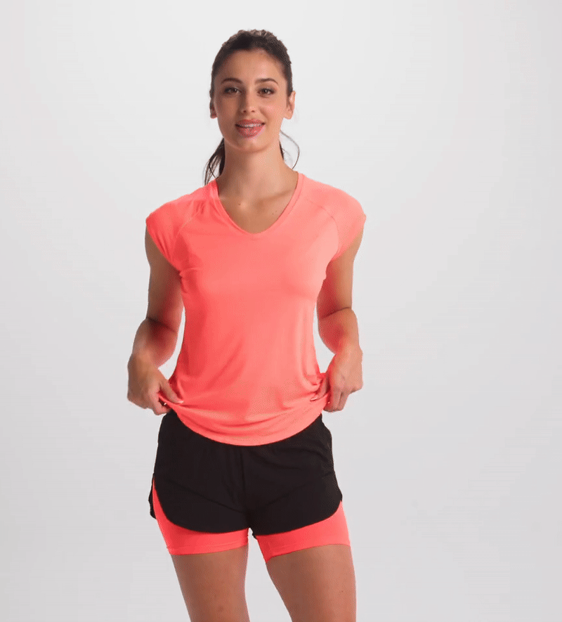 Polera Deportiva Ajustada 160gr. - MODELO "AGUS"