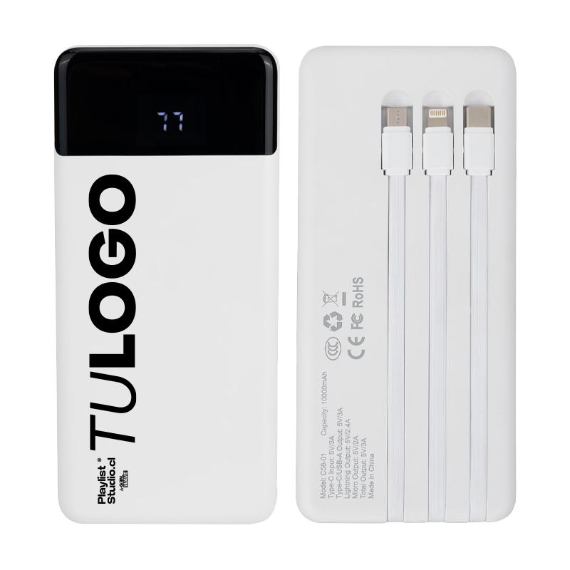 Power-Bank Deluxe Cargador - MODELO "10.000 mAh"